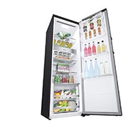 LG Freistehender Kühlschrank (C, 386L, 186 cm hoch) mit 77 kWh/a & Inverter Linear Compressor® | GLM71MCCSX, GLM71MCCSX