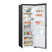 LG Freistehender Kühlschrank (C, 386L, 186 cm hoch) mit 77 kWh/a & Inverter Linear Compressor® | GLM71MCCSX, GLM71MCCSX