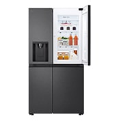 LG Side-by-Side mit Eis-, Crushed Ice- und Wasserspender | 638 Liter Kapazität | Festwasseranschluss | Essence Matte Black | GSJC40EPPE, GSJC40EPPE