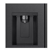 LG Side-by-Side mit Eis-, Crushed Ice- und Wasserspender | 638 Liter Kapazität | Festwasseranschluss | Essence Matte Black | GSJC40EPPE, GSJC40EPPE