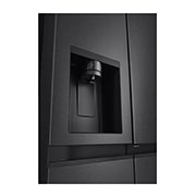 LG Side-by-Side mit Eis-, Crushed Ice- und Wasserspender | 638 Liter Kapazität | Festwasseranschluss | Essence Matte Black | GSJC40EPPE, GSJC40EPPE