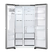 LG Side-by-Side Kühlschrank (E, 641L, 179cm hoch) mit Eis-, Crushed Ice- und Wasserspender & internem Wassertank | GSJC41PYPE, GSJC41PYPE