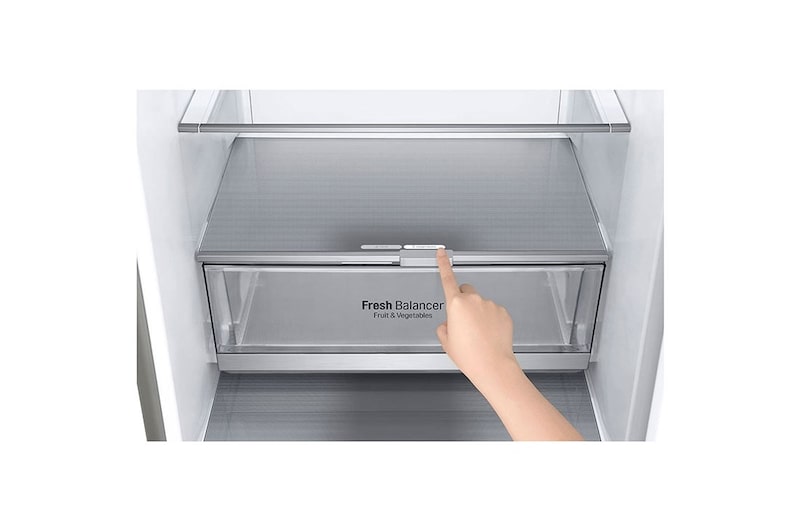 LG Kühl-Gefrierkombination | 384 Liter Nutzinhalt | Energieeffizienzklasse A | Premium Edelstahl | 203 cm | Inverter Linear Compressor® | GBB92STBAP, GBB92STBAP, GBB92STBAP