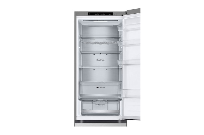 Front top door open with food view