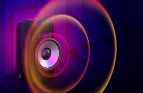 Abbildung des XBOOM zur Demonstration der Bassfunktion