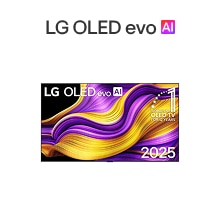 Frontansicht des LG OLED evo AI Produkts