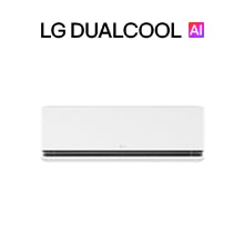 Frontansicht des LG DUALCOOL AI Produkts