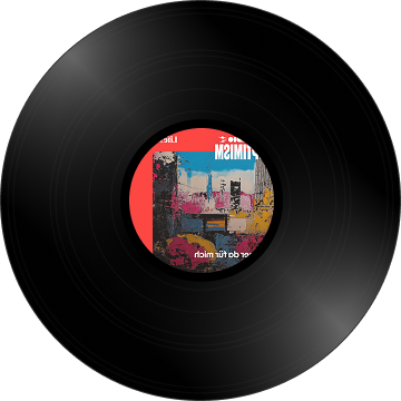 Das LP-Cover von „Immer da für mich“, erstellt von Lina mithilfe von KI.