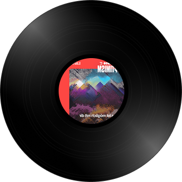 Das LP-Cover von „Alles ist möglich mit dir“, erstellt von Lea mithilfe von KI.