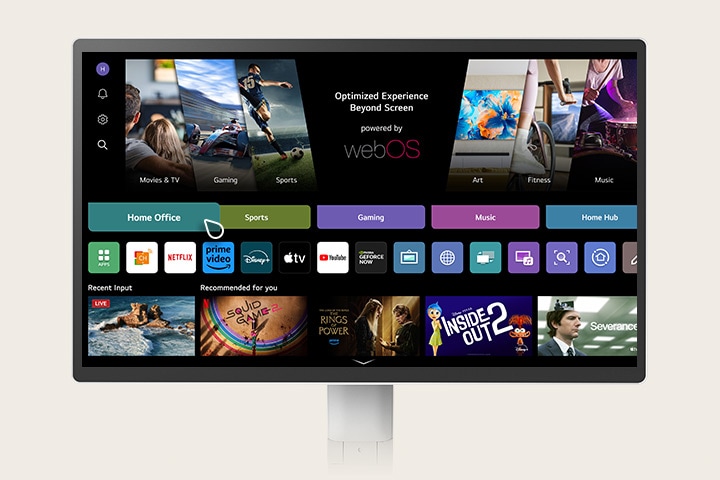 Mit webOS kannst du per Remote-PC aus der Ferne auf deinen PC und Cloud-PC zugreifen. Diese Funktionalität ermöglicht die Nutzung verschiedener Home-Office-Dienste, einschließlich Videokonferenzen und cloudbasierter Anwendungen – und das alles ganz ohne PC.