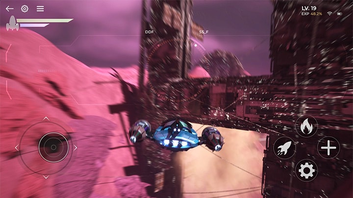 Diese Animation zeigt Dynamic Tone Mapping, das die Helligkeit und den Kontrast eines Spiels anpasst.