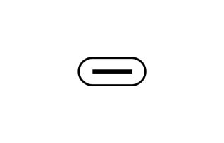 USB Type-C pictogram.