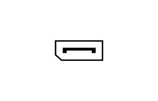 DisplayPort pictogram.