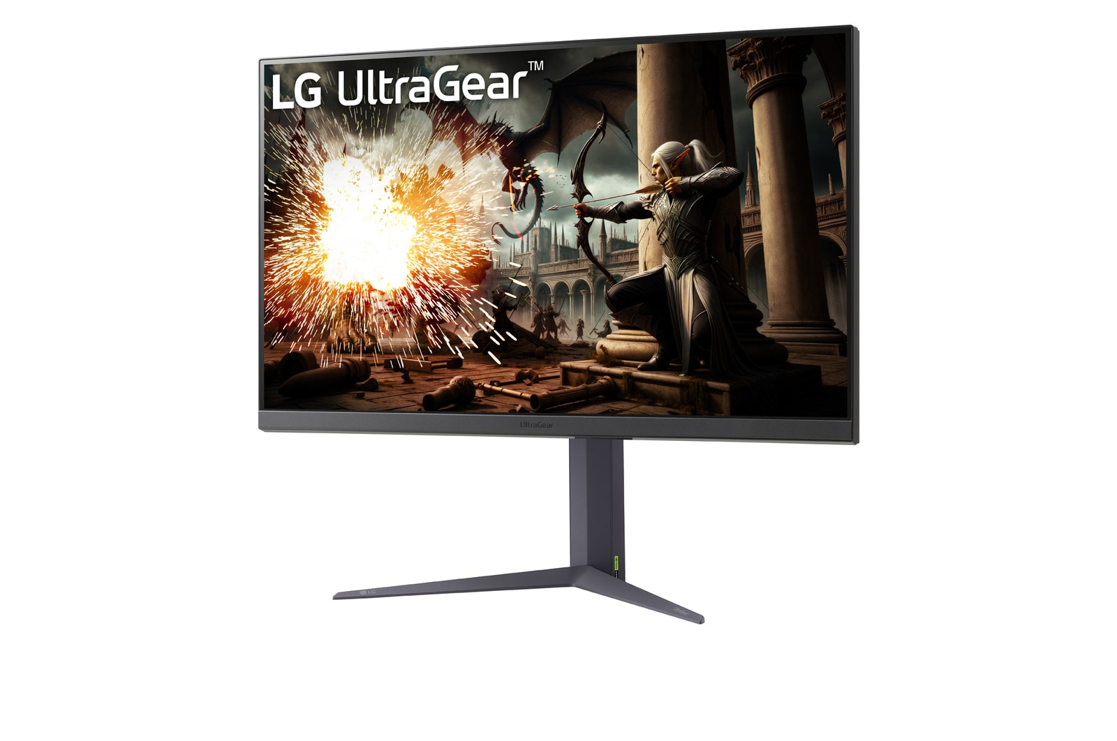 LG UltraGear™ 32 Zoll QHD IPS 180Hz Gaming Monitor | 1ms (GtG), DisplayHDR™ 400, 32GS75QN-B