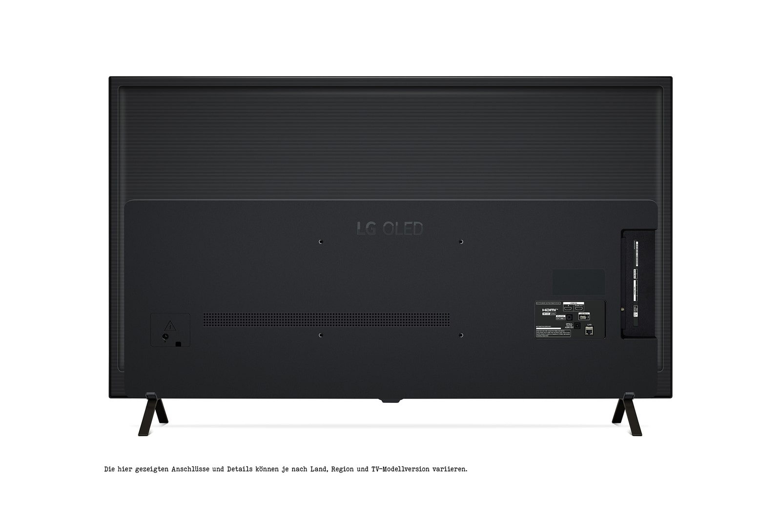 Rückansicht des LG OLED TV B4