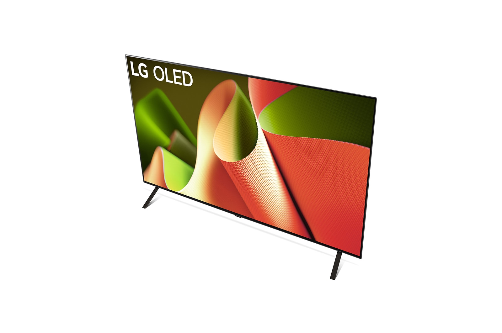 Schräge Ansicht des LG OLED TV B4 von oben