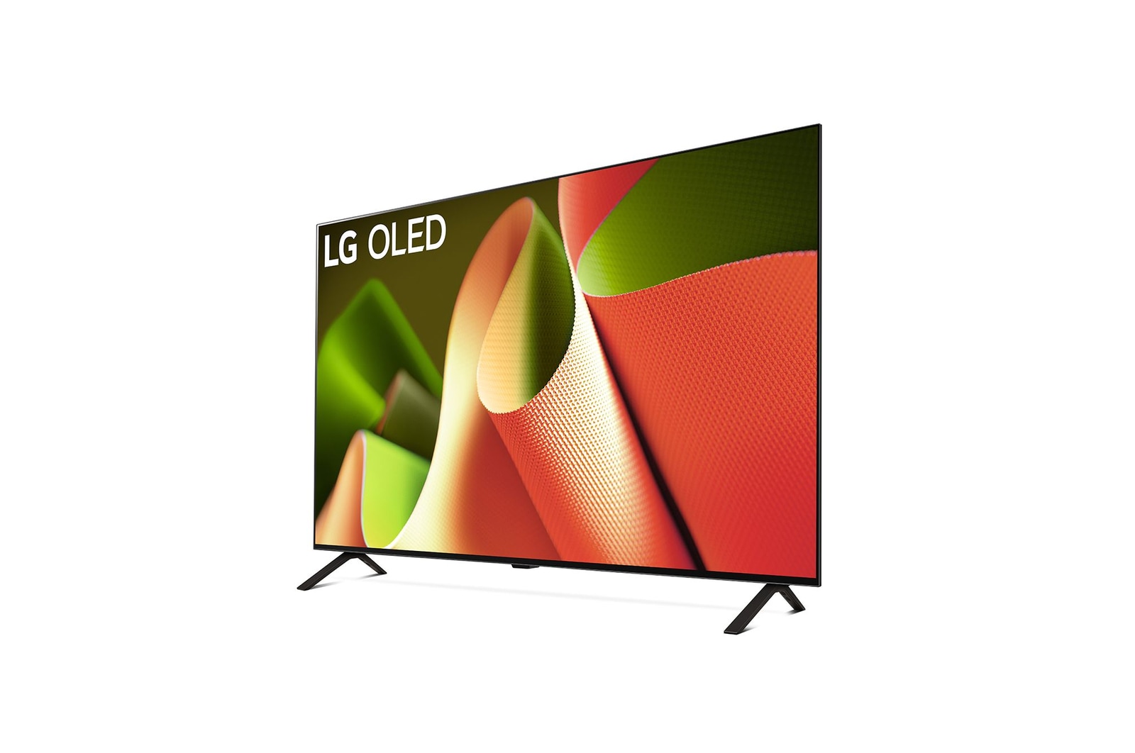 Linke Seitenansicht des LG OLED TV B4