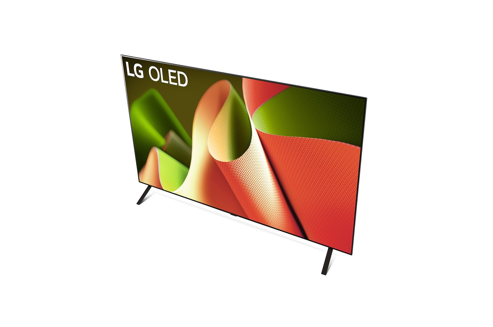 Schräge Ansicht des LG OLED TV B4 von oben