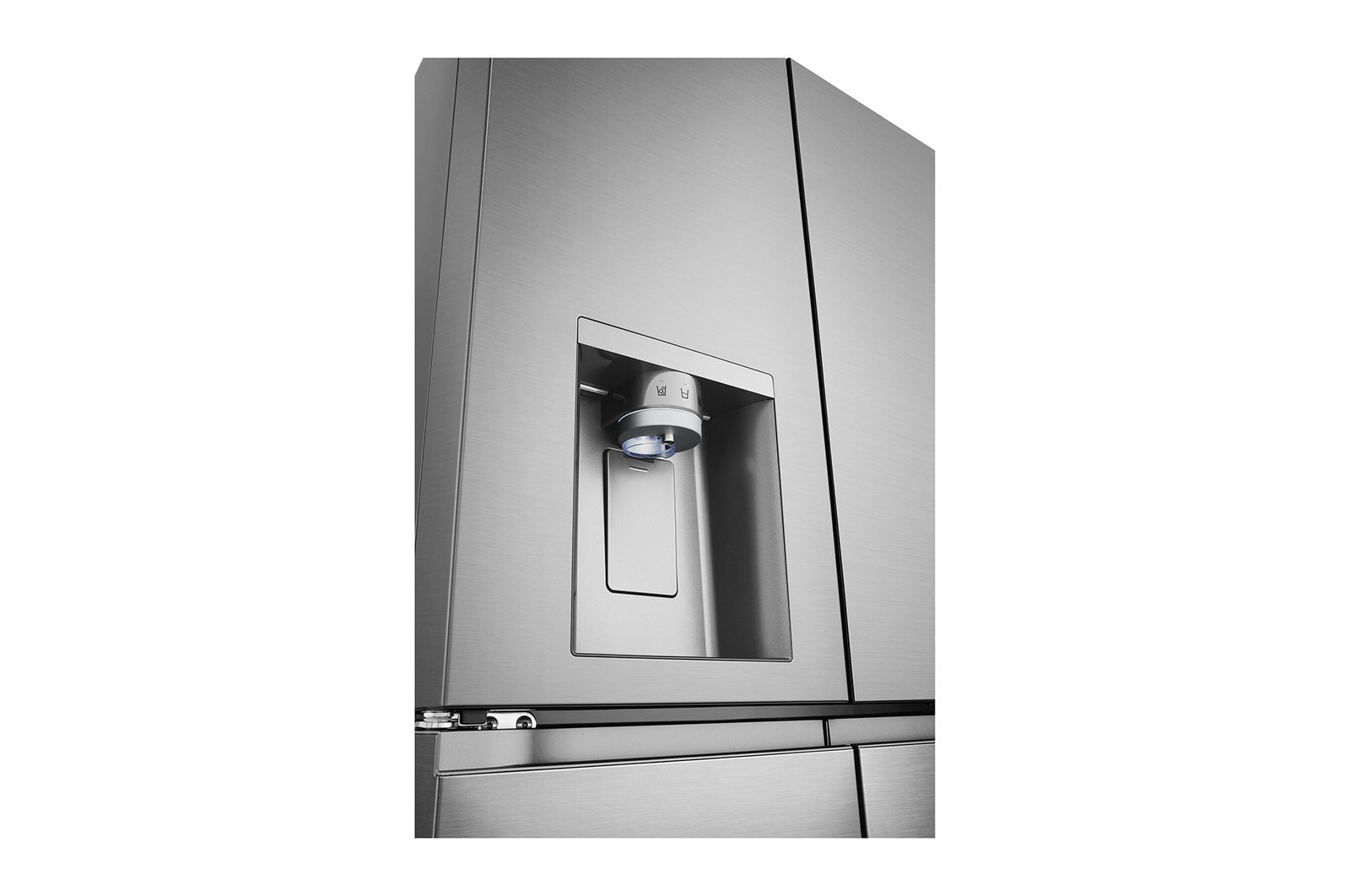 LG Multi-Door Kühlschrank (E, 637L, 179,2 cm hoch) mit Eis-, Crushed Ice- und Wasserspender & Festwasseranschluss ǀ GML960PYFE, GML960PYFE