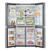 LG Multi-Door Kühlschrank (E, 637L, 179,2 cm hoch) mit Eis-, Crushed Ice- und Wasserspender & Festwasseranschluss ǀ GML960PYFE, GML960PYFE