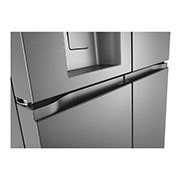 LG Multi-Door Kühlschrank (E, 637L, 179,2 cm hoch) mit Eis-, Crushed Ice- und Wasserspender & Festwasseranschluss ǀ GML960PYFE, GML960PYFE