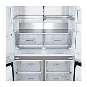 LG Multi-Door Kühlschrank (E, 637L, 179,2 cm hoch) mit Eis-, Crushed Ice- und Wasserspender & Festwasseranschluss ǀ GML960PYFE, GML960PYFE