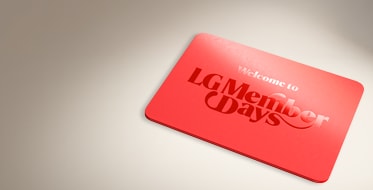 LG Memberdays Announcement