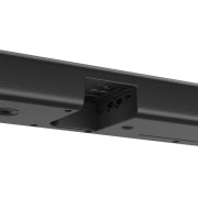 Schrägansicht der Rückseite der LG Soundbar DS80TR