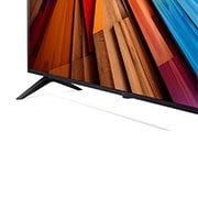 Nahaufnahme der Oberkante des LG UHD TV UT80