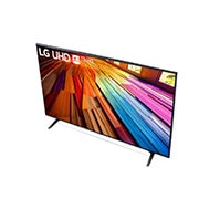 Nahaufnahme der Oberkante des LG UHD TV UT80