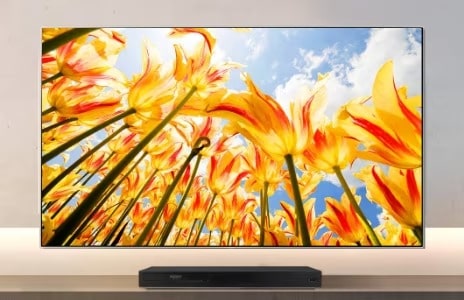 Abbildung eines Fernsehers mit 4K-Auflösung