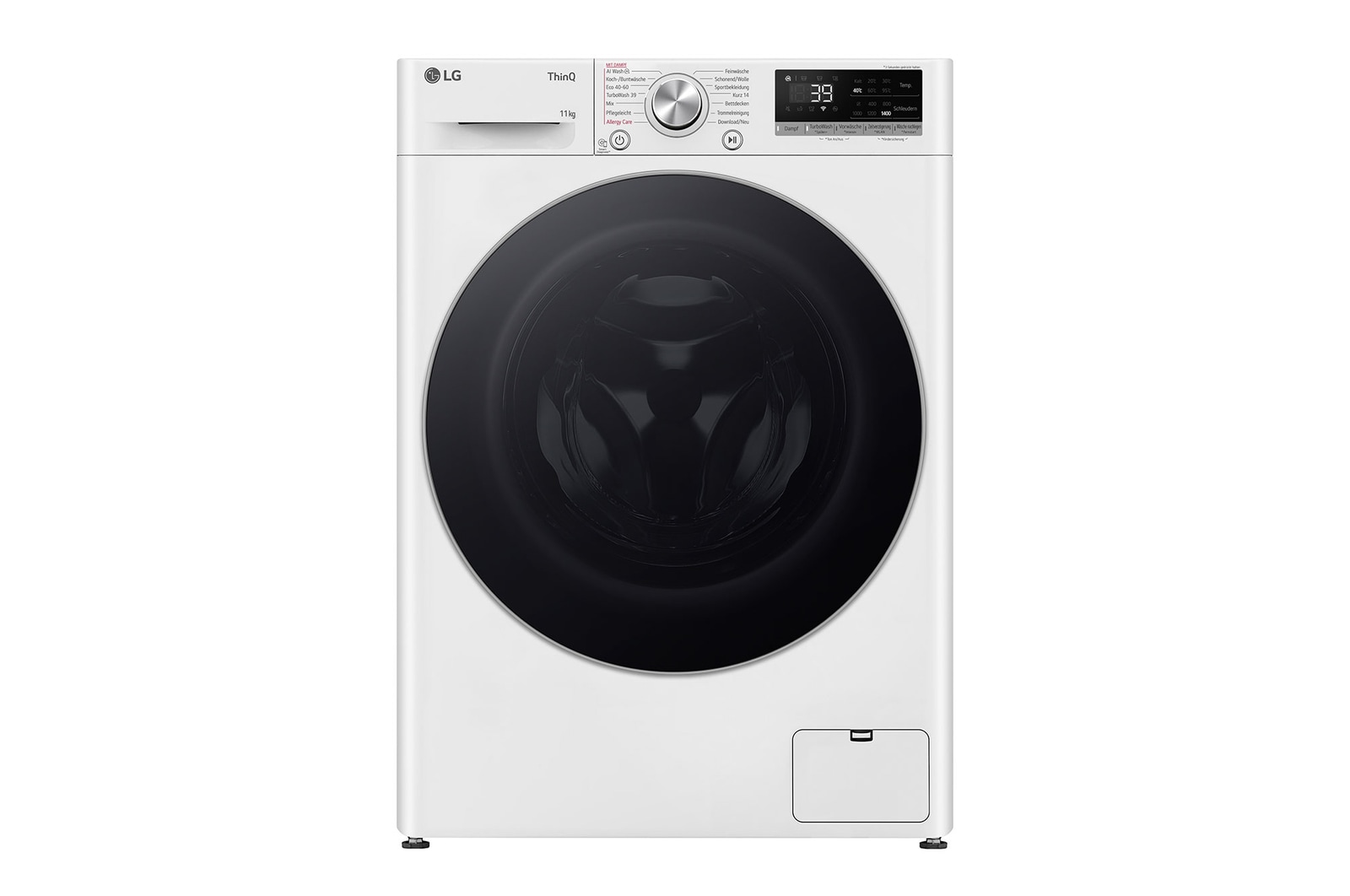 Vorderseite von Waschmaschine (11 kg, 1.400 U./Min., EEK A-10%) mit AI DD und Steam | F4WR7011 F4WR7011