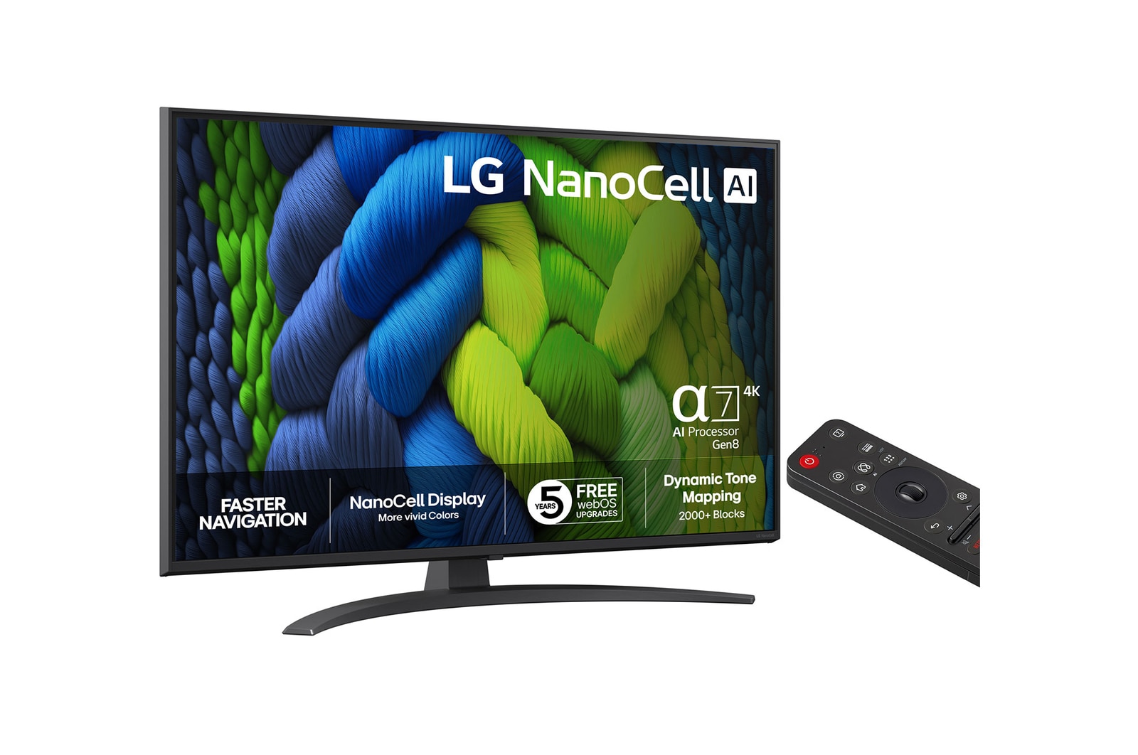 43” LG NanoCell AI NANO82 4k Smart TV 2025