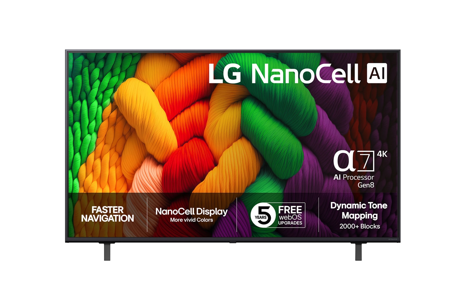 55” LG NanoCell AI NANO8E 4k Smart TV 2025