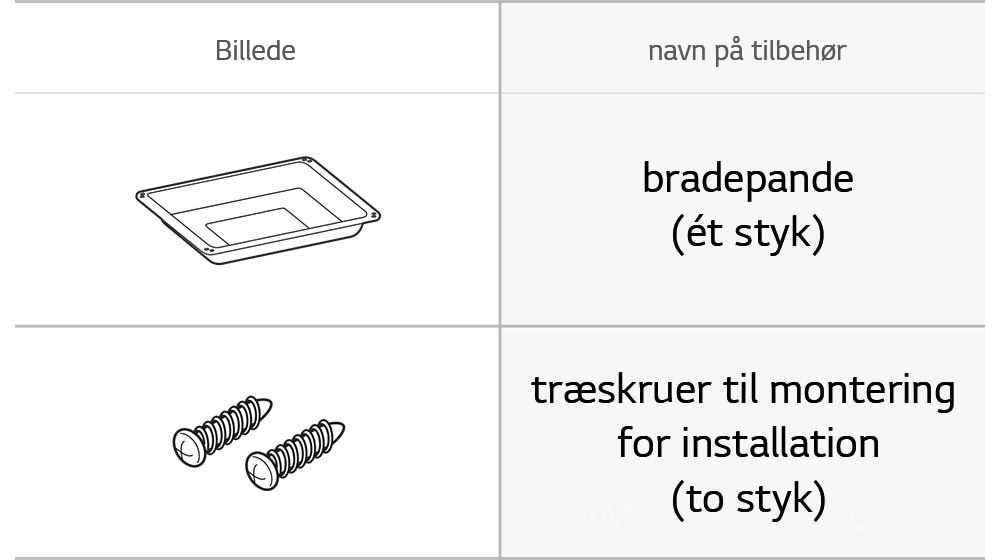 Dette er billedet af ovntilbehøret bradepande