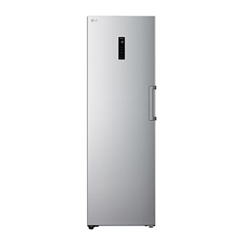 Visning forfra af 324L Fritstående fryser (Shiny Steel) - Energiklasse E, Total No Frost, Express Freeze, Smart Diagnosis™ med Wi-Fi GFE41PZGSZ