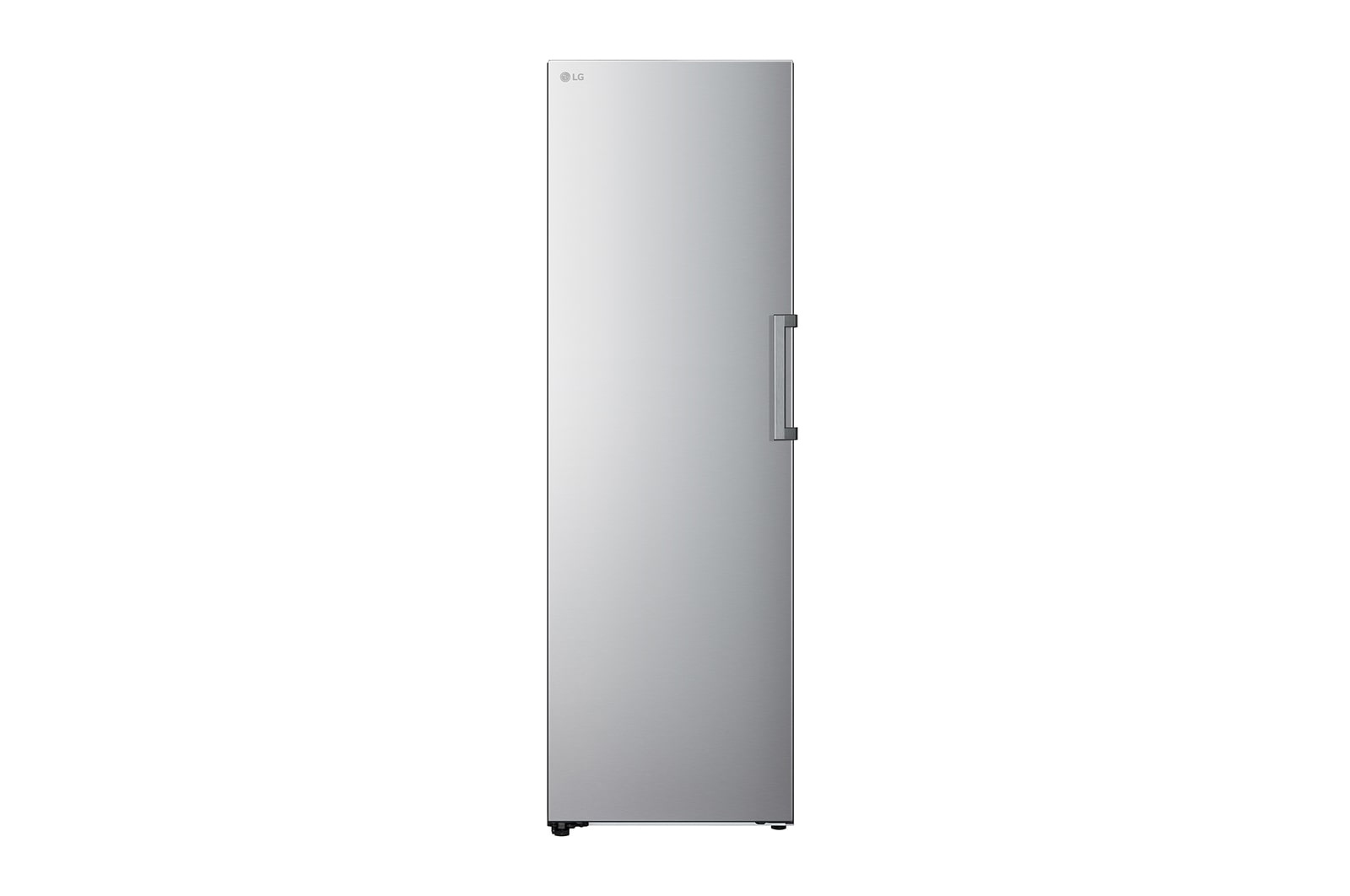 Visning forfra af 324L Fritstående fryser (Shiny Steel) - Energiklasse E, Total No Frost, Express Freeze GFT41PZGSZ