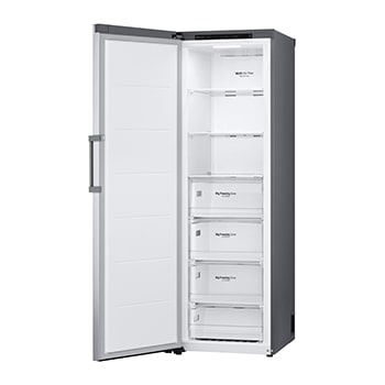 324L Fritstående fryser (Shiny Steel) - Energiklasse E, Total No Frost, Express Freeze