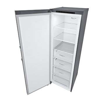 324L Fritstående fryser (Shiny Steel) - Energiklasse E, Total No Frost, Express Freeze