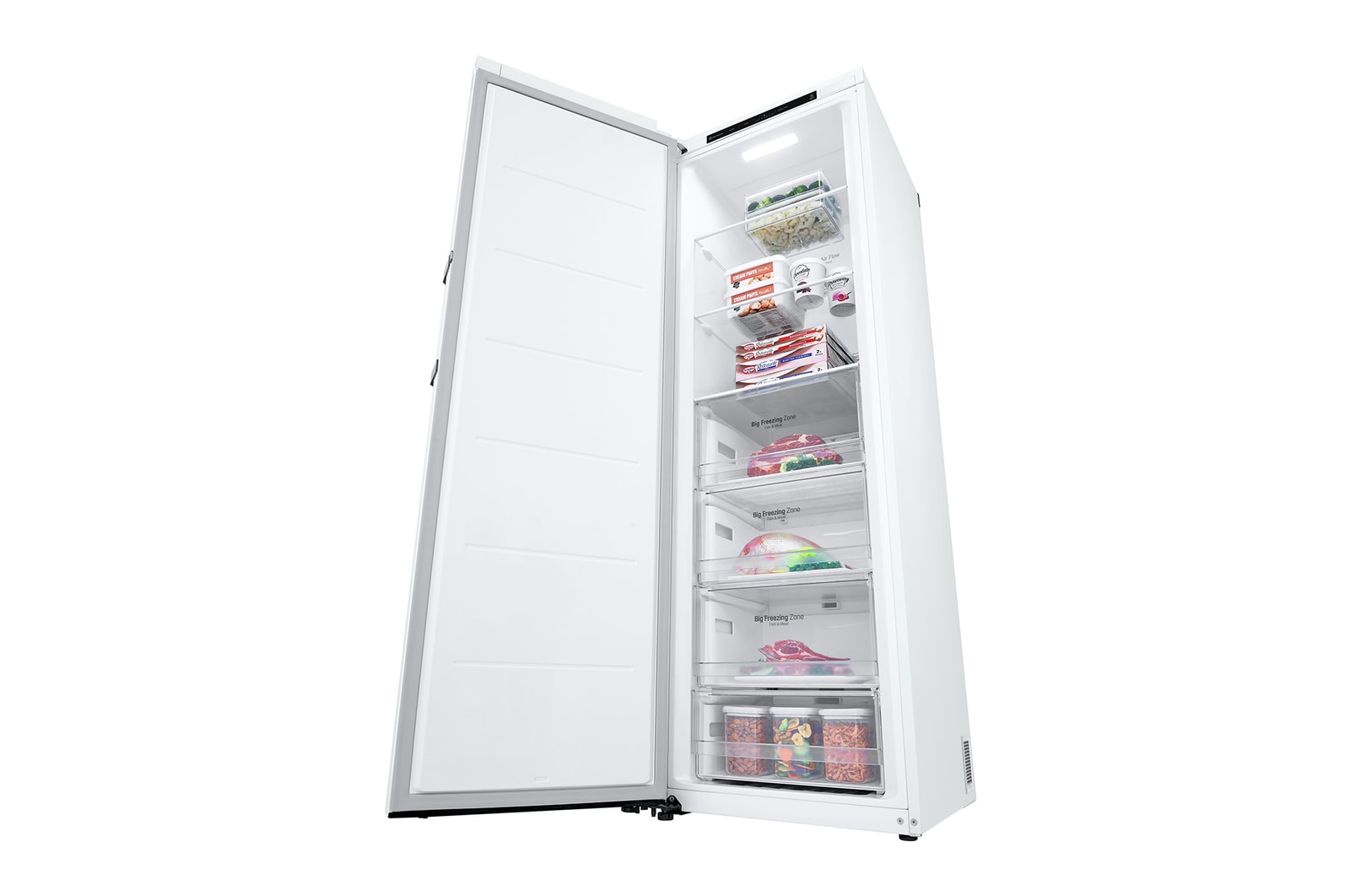 324L Fritstående fryser (Hvid) - Energiklasse E, Total No Frost, Express Freeze