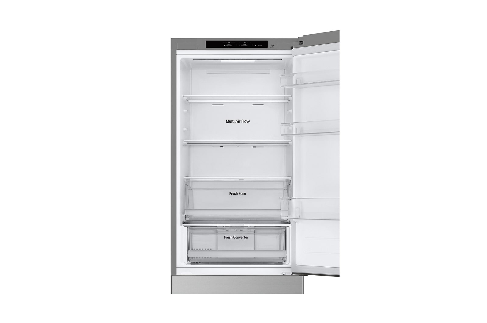 1.86M 344L Kølefryseskab(Prime Silver) - Energiklasse D, Door Cooling™ og Smart Diagnosis™