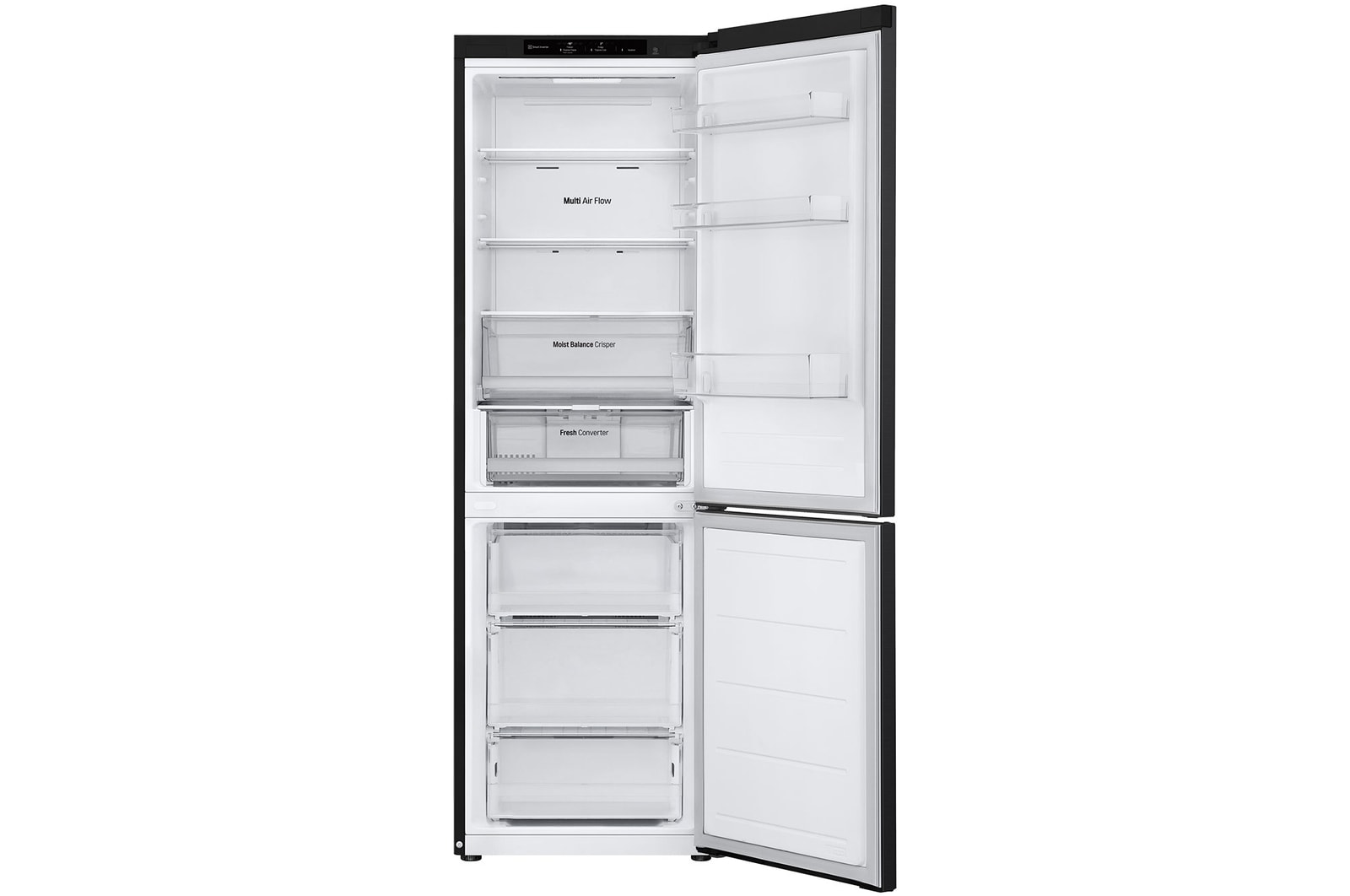 1.86M 344L Kølefryseskab(Essence Matte Black) - Energiklasse A, Door Cooling™ og Smart Diagnosis™