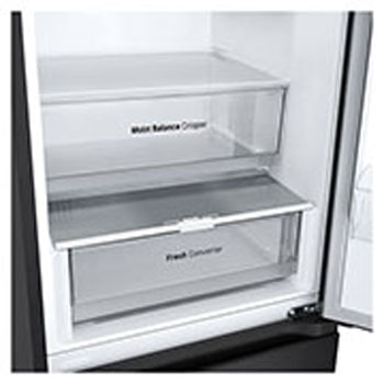 1.86M 344L Kølefryseskab(Essence Matte Black) - Energiklasse A, Door Cooling™ og Smart Diagnosis™