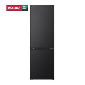 Visning forfra af 1.86M 344L Kølefryseskab(Essence Black) - Energiklasse C, GBV7180CEV