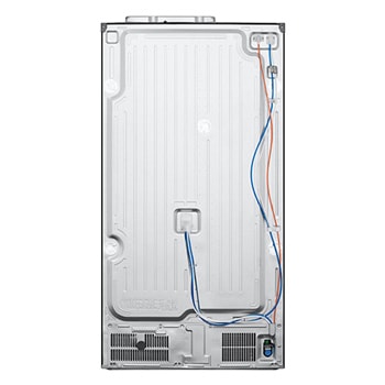 LG 628L InstaView Door in Door™ Side by Side (Essence Black Steel), Energiklasse D, Craft Ice™, Vand-/isdispenser med vandtilkobling, Smart Diagnosis™ med Wi-Fi, GSXE90EVDD