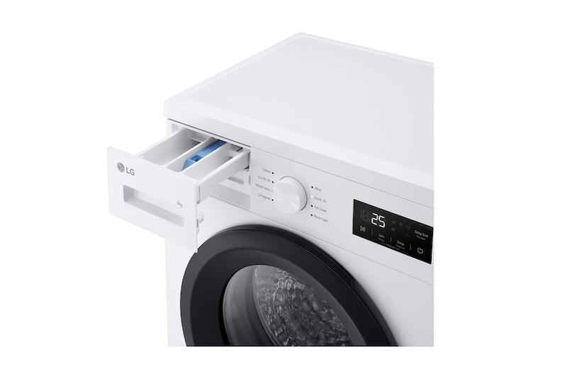 Detergent port open