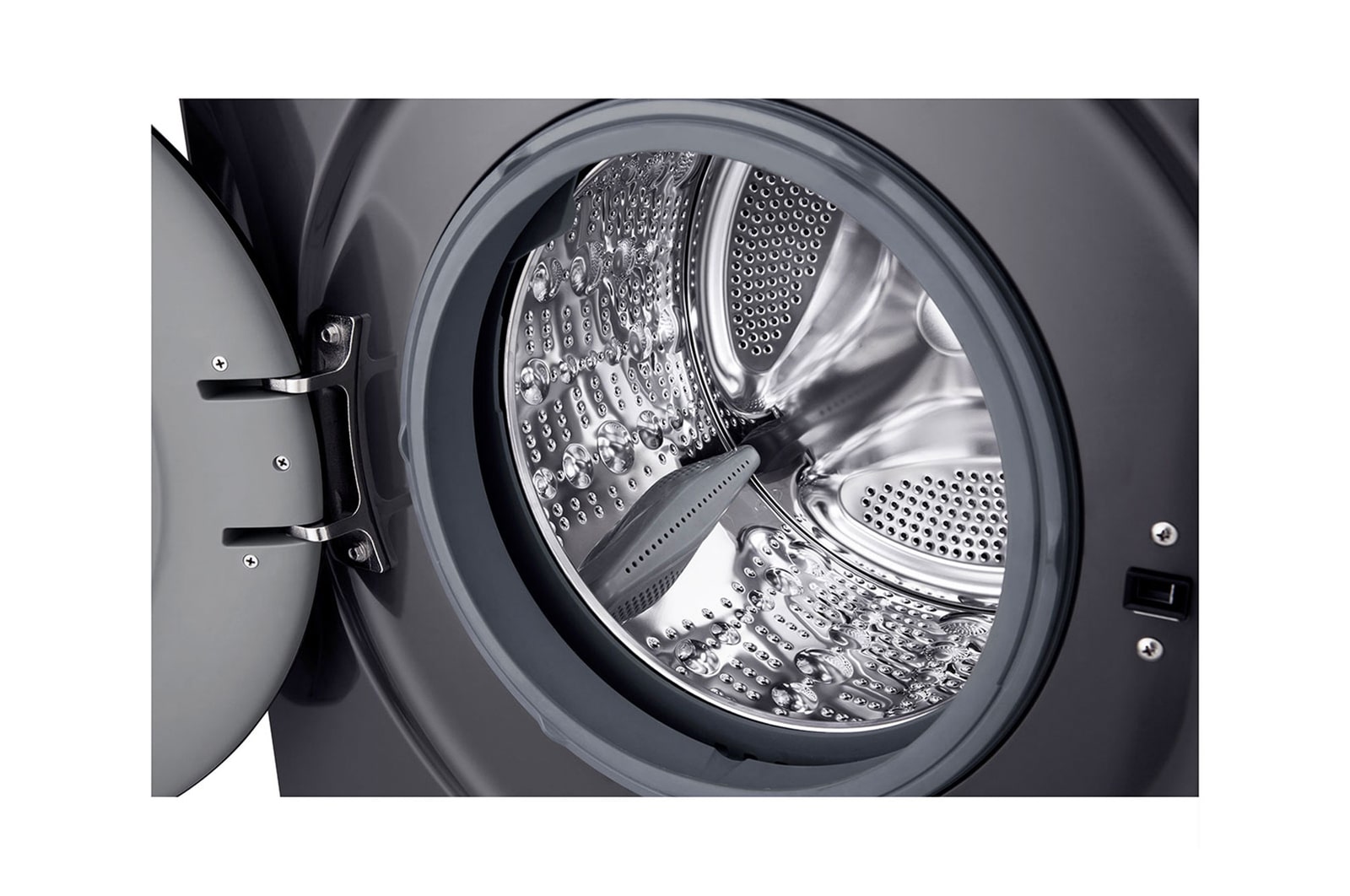 side view with door open