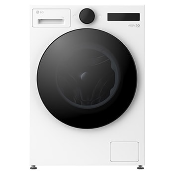 Visning forfra af 11 kg Vaskemaskin(Essence White) - Energiklasse A, LCD-panel, TurboWash360™, AI DD™, Smart Diagnosis™ med Wi-Fi F4X7011TWB