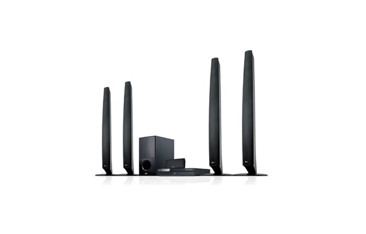 Visning forfra af 3D Blu-ray 5.1hjemmebiosystem med Smart TV-tjenester BH6620TN