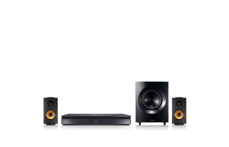 LG HJEMMEBIOSYSTEM MED 2.1-KANAL. INTEGREREDE HØJTTALERE MED KRAFTFULD EFFEKT PÅ HELE 600W. EKSTRA SMART BLU-RAY MED WEB BROWSING, WI-FI, DLNA, PRIVATE SOUND, 4K-OPSKALERING OG 3D-UNDERSTØTTELSE. 5-SEKUNDERS OPSTART., BH7240C